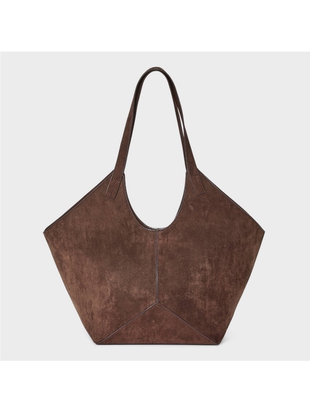 Slouchy Faux Suede Tote Handbag - Universal
Thread™ Brown